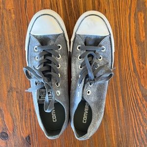 Chuck Taylor size 9 women. Gray